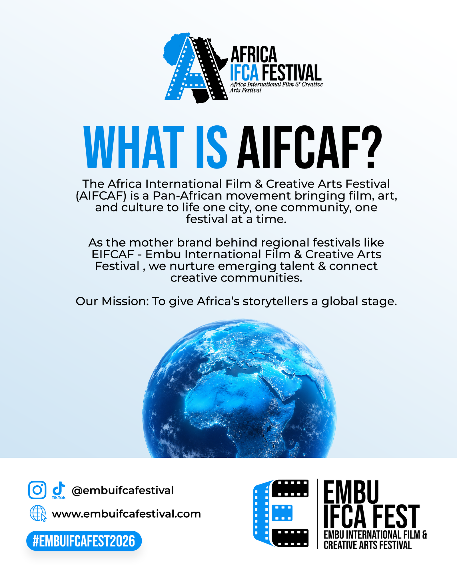 What is AIFCAF — Africa International Film & Creative Arts Festival